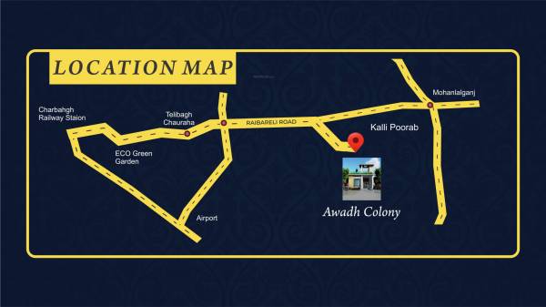  awadh-colony Location Plan