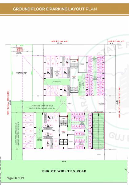  shreevas-homes Block A Ground Floor Cluster Plan