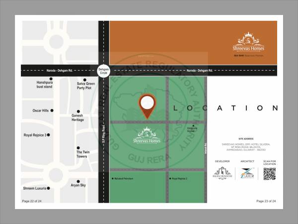  shreevas-homes Location Plan
