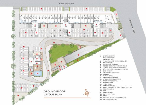  yash-imperia Block A Cluster Plan For Ground Floor