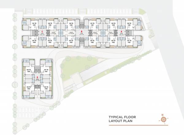  yash-imperia Block A Typical Cluster Plan