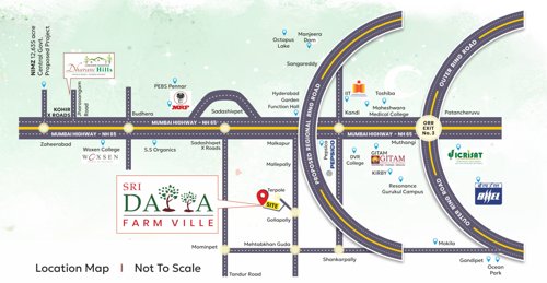  sri-datta-farm-ville Location Plan