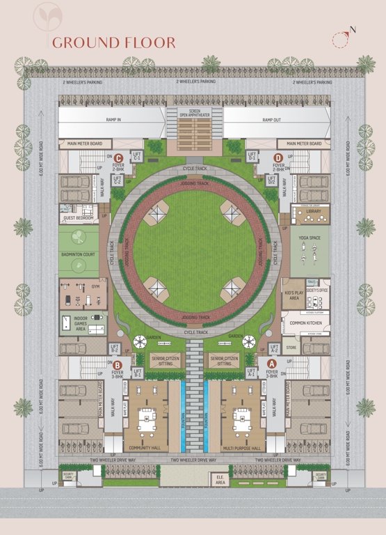  kabir parisar Block A Cluster Plan