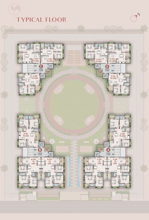  kabir parisar Block B Cluster Plan