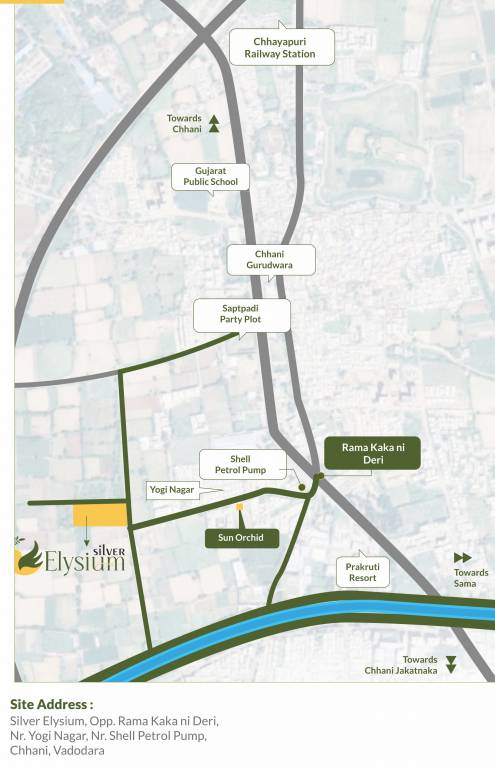  silver elysium Location Plan