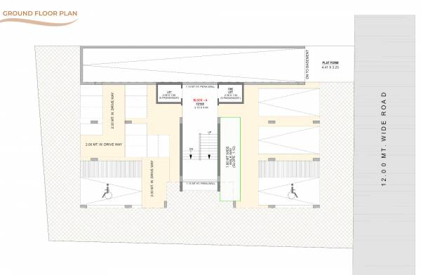  orbit-pravin Orbit Pravin Ground Floor Cluster Plan