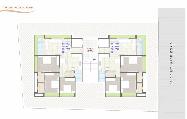  orbit-pravin Orbit Pravin Typical Floor Cluster Plan