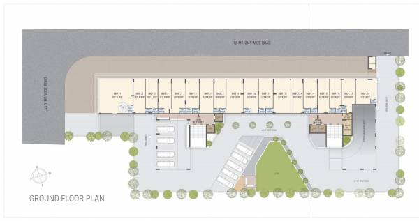  pride Block A & Block B Cluster Plan for ground Floor