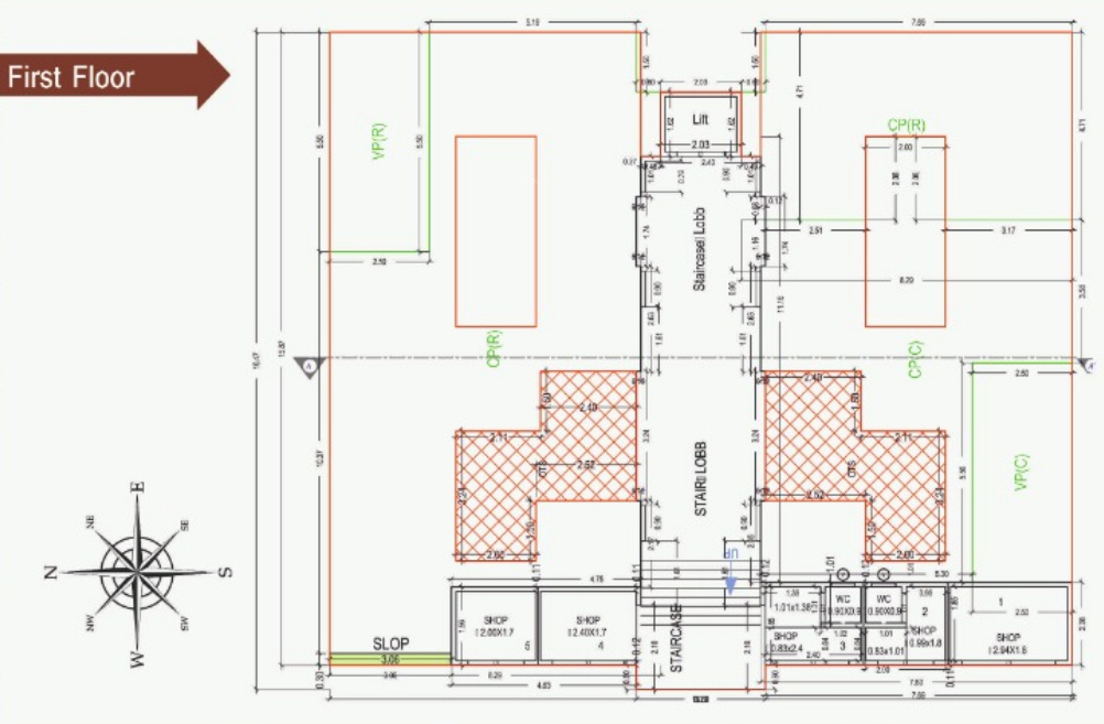 saawariya complex Saawariya Complex Cluster Plan for ground Floor