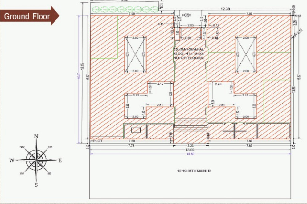 saawariya complex Saawariya Complex Cluster Plan for ground Floor