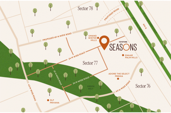  seasons Location Plan