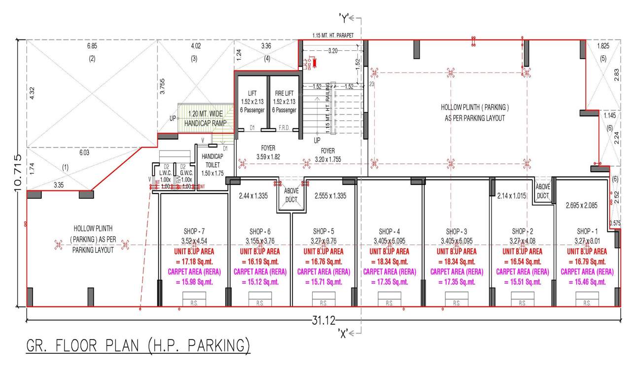  kabir park 1 Cluster Plan For Ground Floor