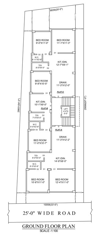  tirupati apartment Tirupati Apartment Cluster Plan For Ground Floor