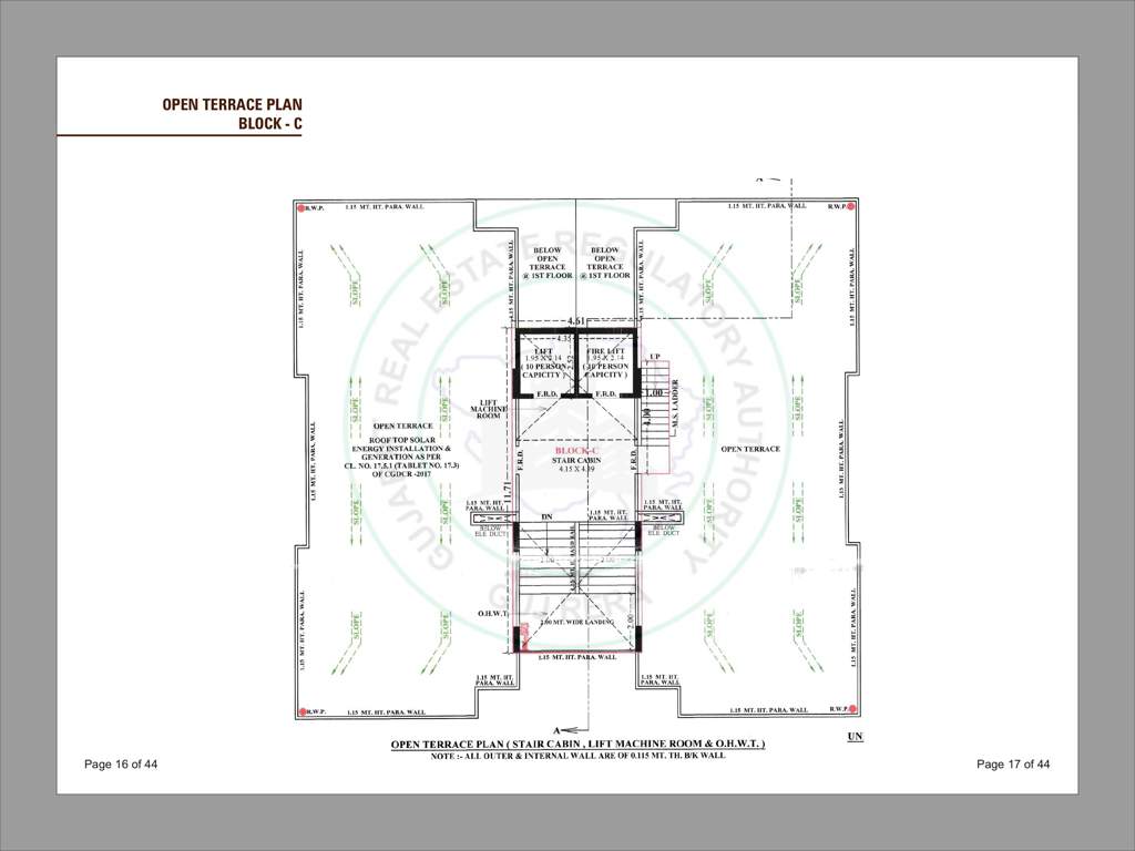  vrundavan hills Block C Terrace Cluster Plan