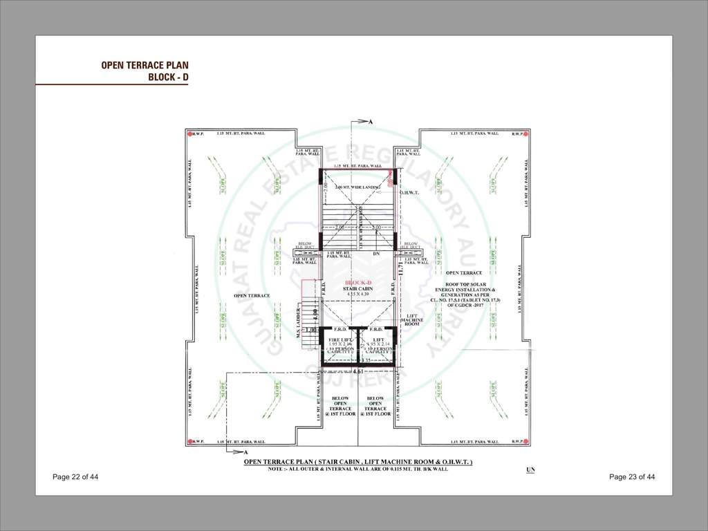  vrundavan hills Block D Terrace Cluster Plan