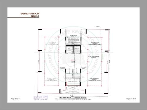  vrundavan-hills Block F Cluster Plan for ground Floor