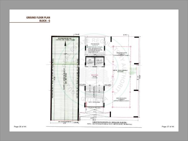  vrundavan-hills Block G Cluster Plan for ground Floor