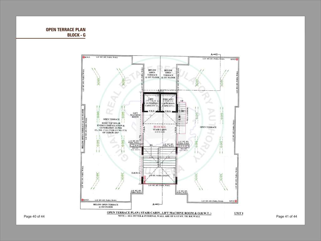  vrundavan hills Block G Terrace Cluster Plan