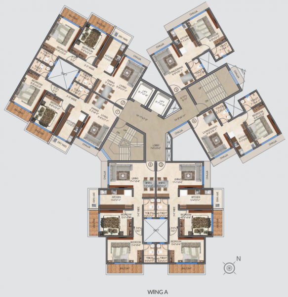  127-raj-homes Cluster Plan