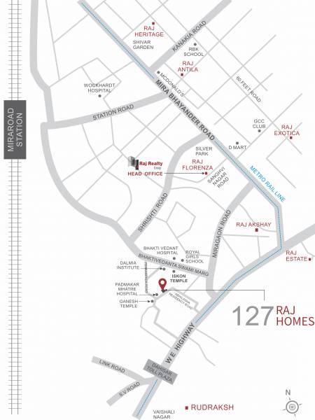  127-raj-homes Location Plan