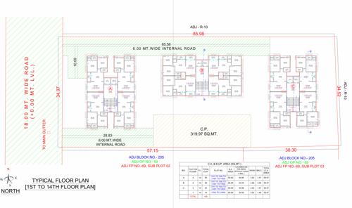 A To C Cluster Plan From 1st To 14th Floor shree-laxmi-puja-heights A To C Cluster Plan From 1st To 14th Floor