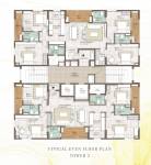Tower 2 Typical Floor Cluster Plan  jewel Tower 2 Typical Floor Cluster Plan