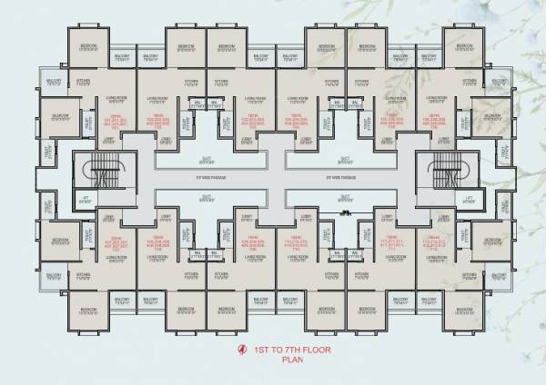  sai-blessings Sai Blessings Cluster Plan from 1st to 7th Floor