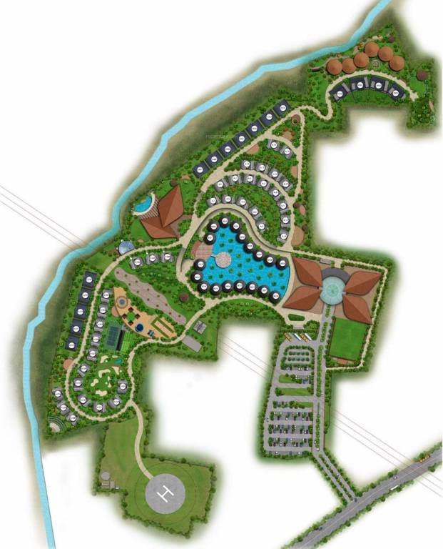 ananta hotel and resort Master Plan
