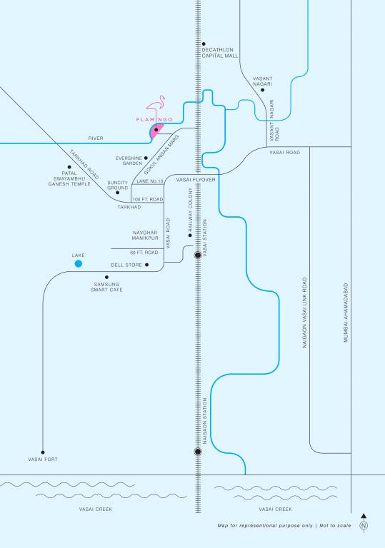  flamingo residency Location Plan