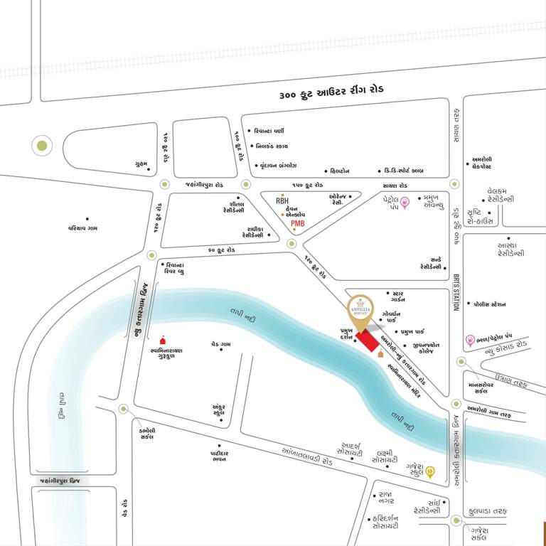  antilla heritage Location Plan