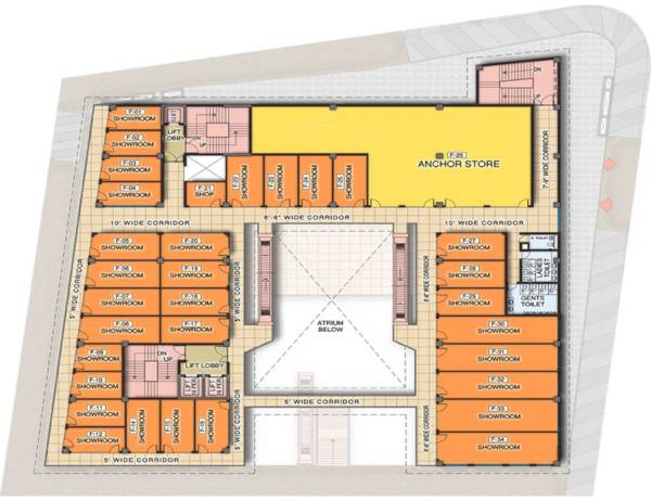 Vasant Square Cluster Plan For 1st Floor vasant-square Vasant Square Cluster Plan For 1st Floor