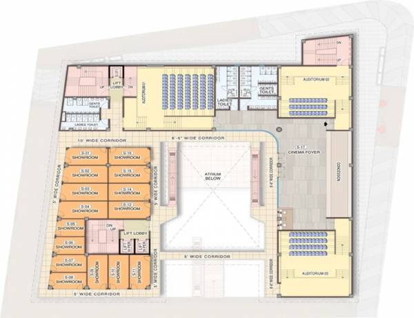 Vasant Square Cluster Plan For 2nd Floor vasant-square Vasant Square Cluster Plan For 2nd Floor