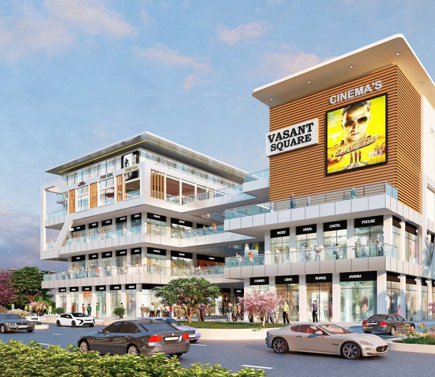 vasant square Elevation