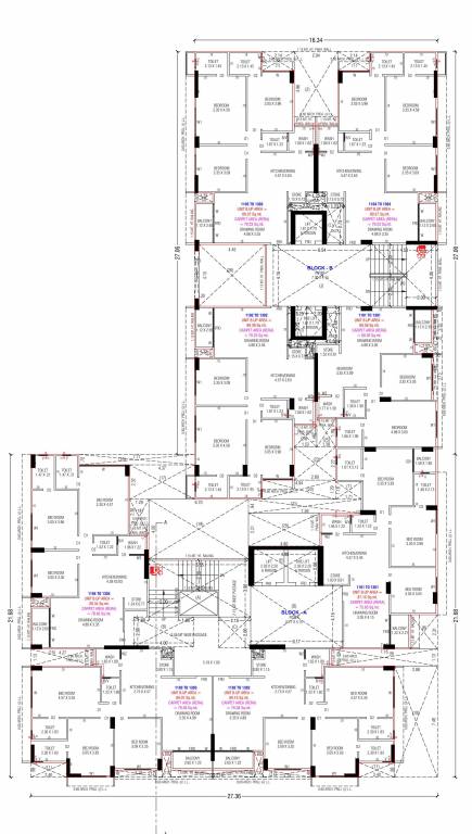 helenium Block A Cluster Plan From 11th To 13th Floor