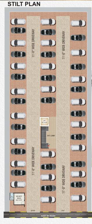  enclave Enclave Stilt Floor Cluster Plan