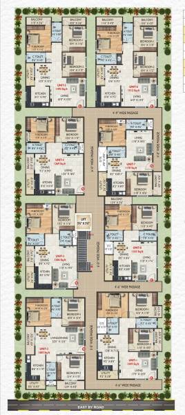  enclave Enclave Typical Floor Cluster Plan