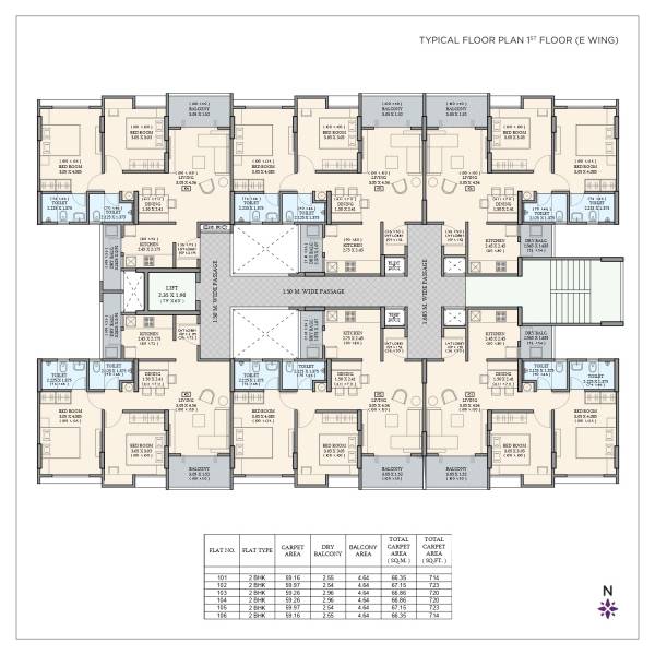  ananya-phase-i C Wing Cluster Plan