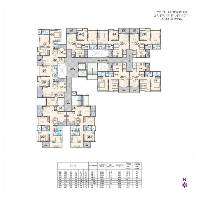  ananya phase i D Wing Cluster Plan