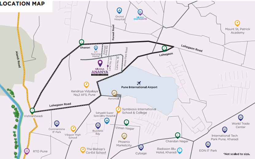  ananya phase i Location Plan
