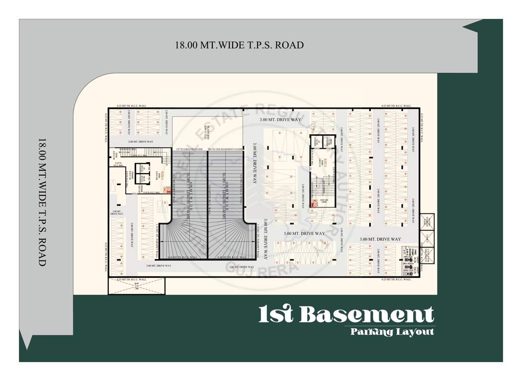  altezza eva Block A  And Block B  Basement Cluster Plan