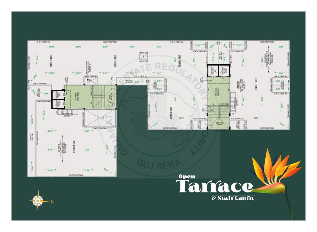  altezza eva Block A  And Block B  Terrace Cluster Plan