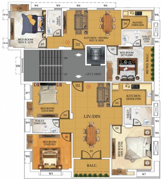  star-avenue Star Avenue Typical Cluster Plan