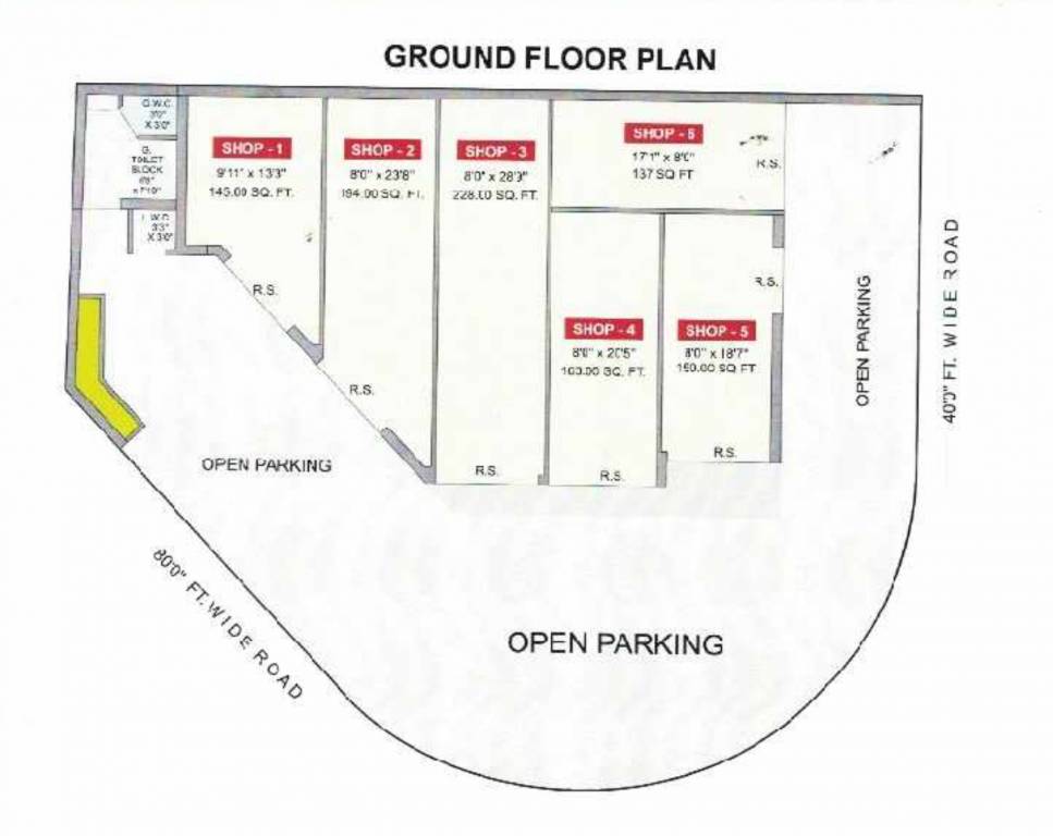  devbhumi complex Devbhumi Complex Ground Floor Cluster Plan
