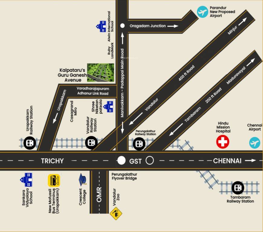  guru ganesh avenue Location Plan