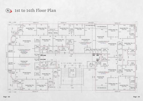  tulsi-darshan Tulsi Darshan Cluster Plan from 1st to 14th Floor