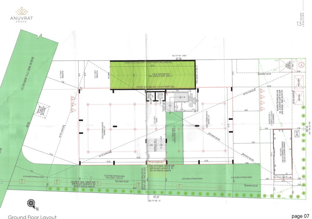  anuvrat-abode Block A Cluster Plan For Ground Floor