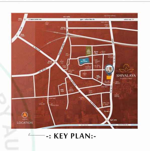  shivalaya-bungalows Location Plan