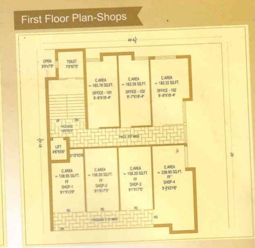 Kalptaru Cluster Plan for 1st Floor kalptaru Kalptaru Cluster Plan for 1st Floor