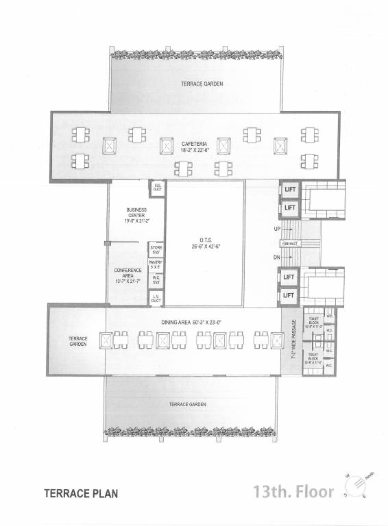  the destiny The Destiny Cluster Plan for 13th Floor