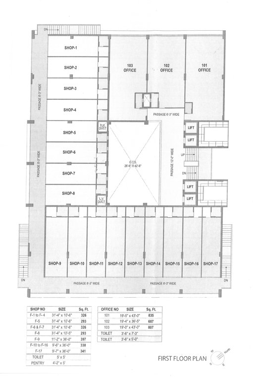  the destiny The Destiny Cluster Plan for 1st Floor